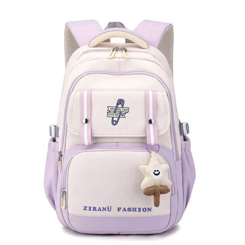 New Backpack for Junior High School Girls with Large Capacity Backpack