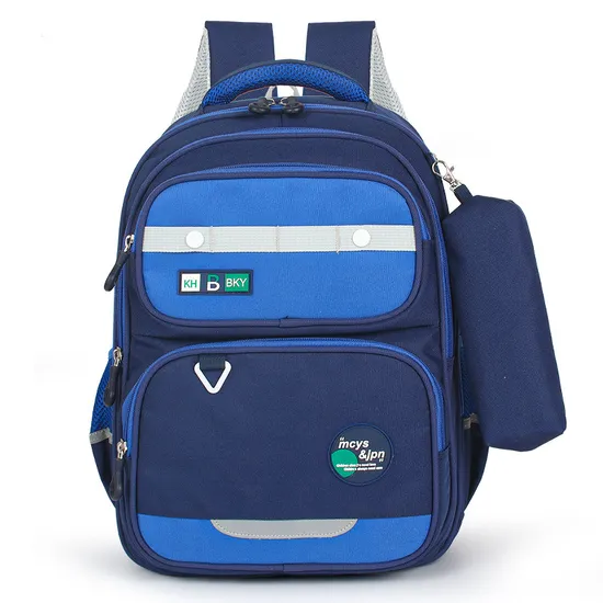 2024 New Load Reducing Waterproof Backbone Protection Children′s Backpack for Grades 3 to 6 Backpack