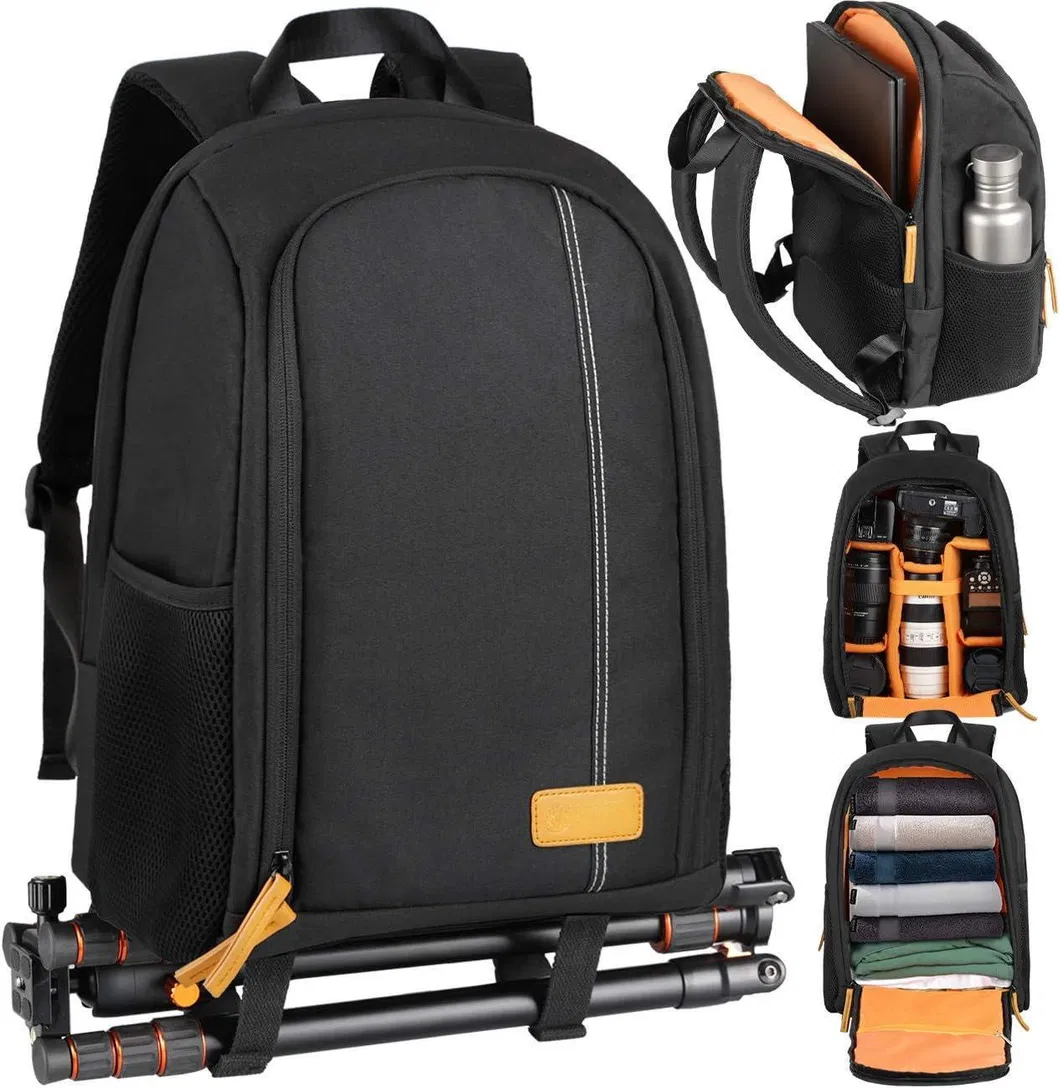 Factory Customized Photography Backpack Large Capacity SLR Outdoor Backpack Camera Backpack