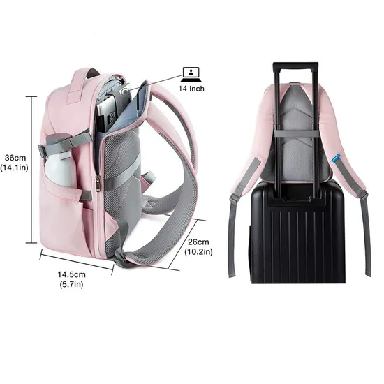 Fashion Travel PU Camera Backpack Women Large Backpack Leisure Outdoor Photography Equipment Storage Backpack