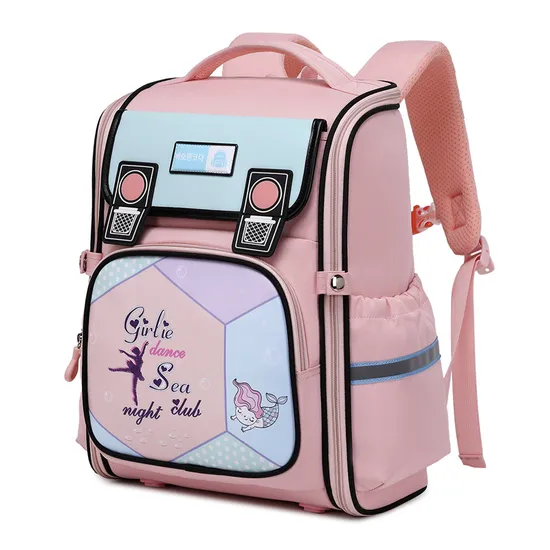 2024 New Fashion Star Dream Cartoon Primary School Students 3-6 Grades Backbone Protection Load Reduction Backpack