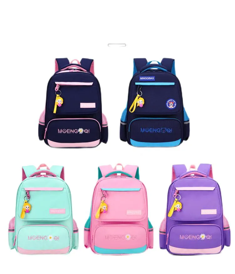 2024 New Student School Bag Fashionable Boys and Girls Lightweight Backpack
