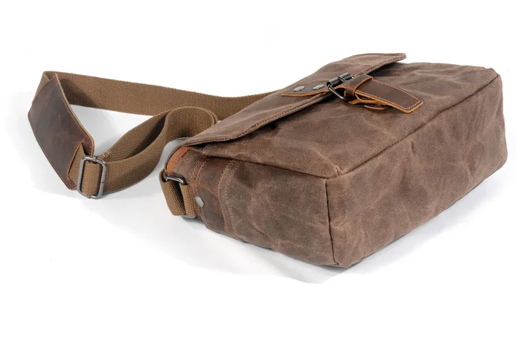 New Outdoor Photography Digital SLR Professional Waterproof Oil Wax Micro Camera Shoulder Bag