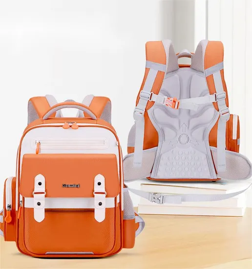2024 New Primary School Backpack Children′s Oxford Cloth Load-Reducing Wear-Resistant Lightweight Backpack