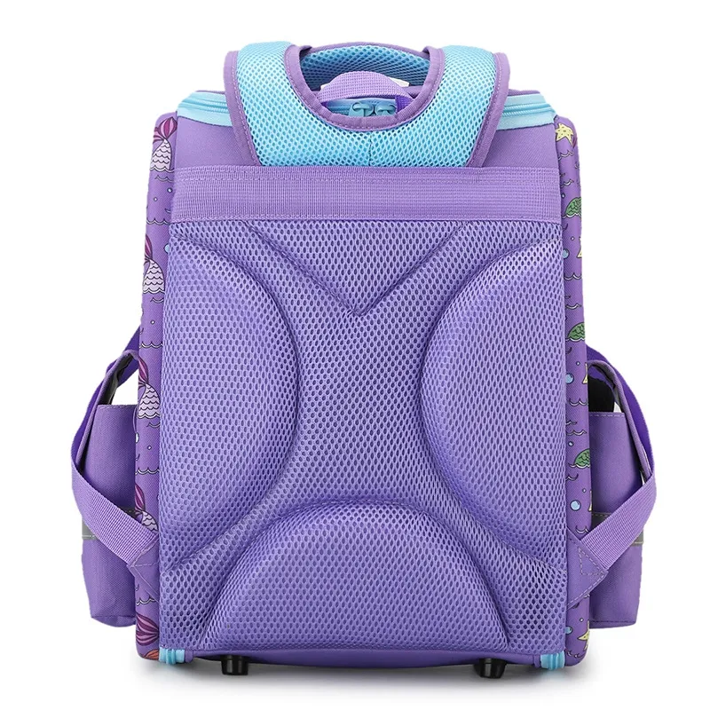 2024 New Kindergarten Children&prime;s Backpack School Student Load Reduction and Spinal Protection Cartoon Unicorn Backpack