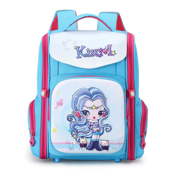 New Load Reducing Cartoon Student Backpack with Large Capacity Lightweight Backpack