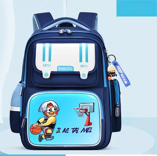 Primary School Students Girls and Boys New 2024 Load Reduction and Spine Protection Children′s Backpack
