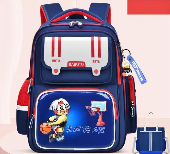 Primary School Students Girls and Boys New 2024 Load Reduction and Spine Protection Children′s Backpack