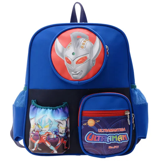 New Primary School Student Backpack Cartoon Anime Spider Man Children′s Portable Breathable Small Backpack