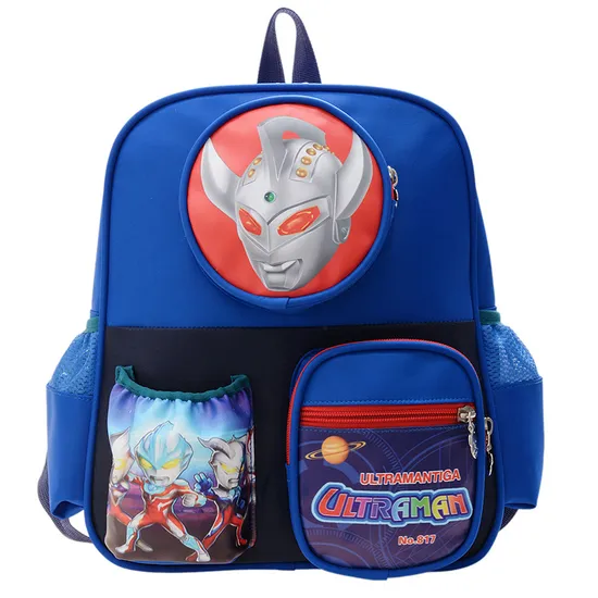 New Primary School Student Backpack Cartoon Anime Spider Man Children′s Portable Breathable Small Backpack