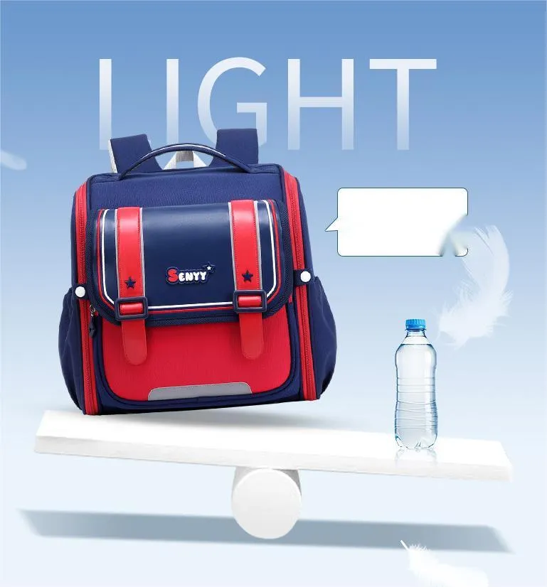 Factory Children&prime;s Primary School Student Spinal Protection Weight Reduction Oxford Cloth Anti Splashing Backpack