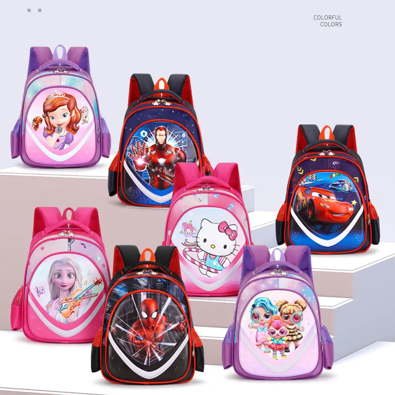 2024 New Cartoon 3D Hard Shell Backpack Kindergarten Cartoon Cute Children&prime;s Backpack