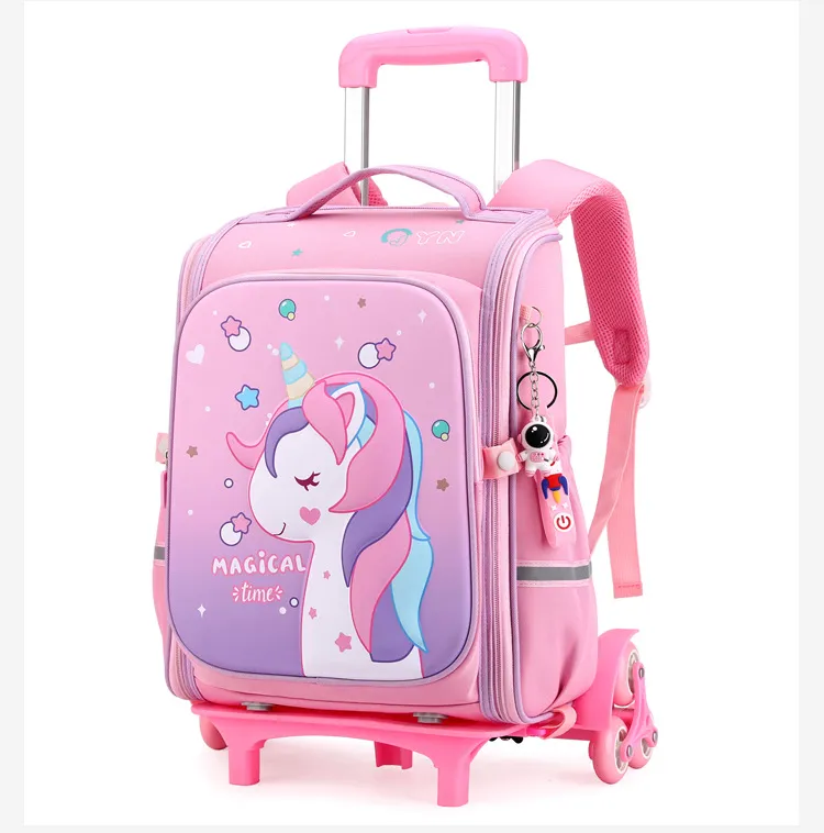 New Backpack Small Size Primary School Students 1-3 Grades Spinal Protection and Load Reduction Cross Border Trendy Popular Backpack