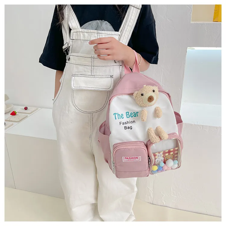 New Children&prime;s Backpack Cartoon Backpack Breathable and Wear-Resistant Backpack