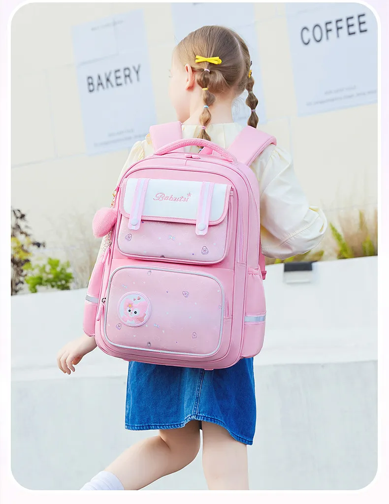 2024 Elementary School Backpack for Girls Super Light Waterproof Large Capacity Girl Backpack