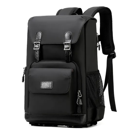 Large Capacity Shoulder Photography Backpack Vintage Canvas Camera Backpack Drone 17 Inch Computer Backpack