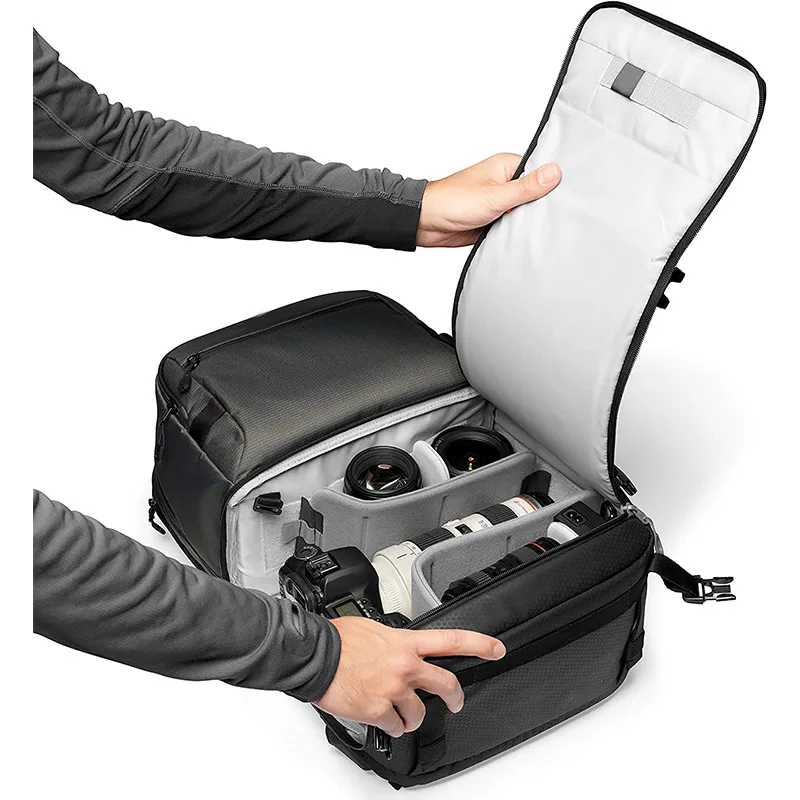 Customized Large Capacity Travel Portable Rod Camera Bag Outdoor Waterproof Polyester SLR Photography Bag
