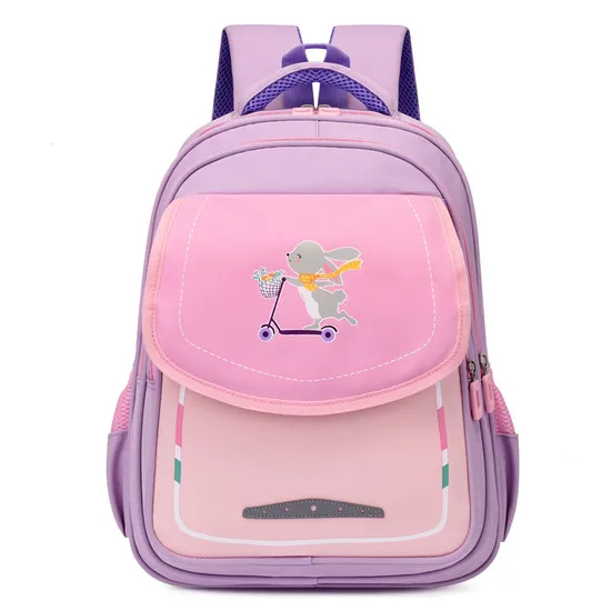 Primary School Backpack for Boys and Girls, Comfortable, Breathable, Splash Proof Children′s Backpack, Lightweight Foreign Trade Backpack