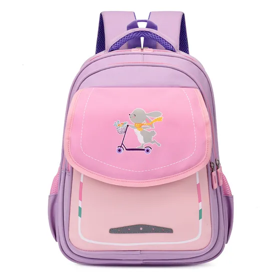 Primary School Backpack for Boys and Girls, Comfortable, Breathable, Splash Proof Children′s Backpack, Lightweight Foreign Trade Backpack