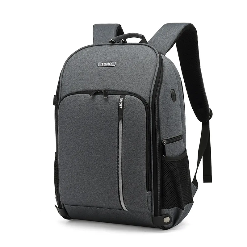 LED Micro Single Camera Bag SLR Digital Camera Double Shoulder Outdoor Waterproof Drone Backpack