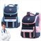 New Children′s Backpack for Primary School Students Lightweight Large Capacity British Style Student Backpack