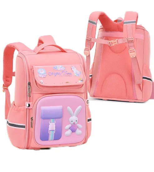 Backpack for Elementary School Students Reduced Burden and Spine Protection Cartoon Backpack