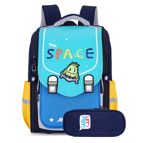 2024 Wholesale Primary School Students′ School Backpack Lightweight Reduced Load and Backbone Protection Children′s School Backpack
