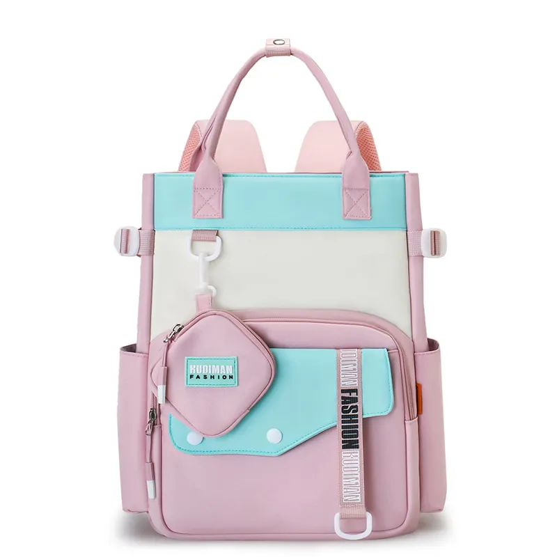 Primary School Student Large Capacity Backpack Simple Children&prime;s Backpack Girl&prime;s Backpack