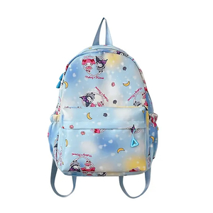 Primary School Backpack Starry Sky Large Capacity Nylon Full Print Cute New Kuromi Cartoon Creative Backpack