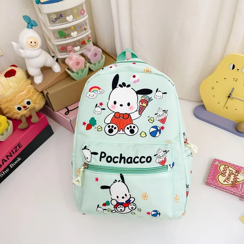 New Kindergarten School Backpack Cute Large Capacity Nylon Letter Lightweight Children&prime;s Backpack