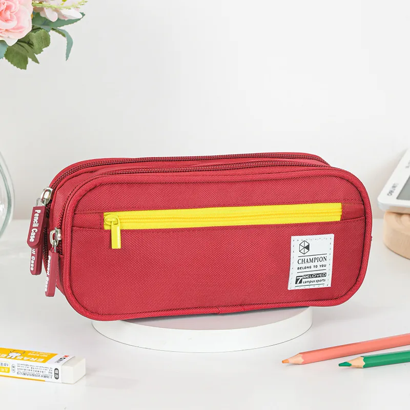 New Large Capacity Student Stationery and Pencil Case for Middle and High School Storage