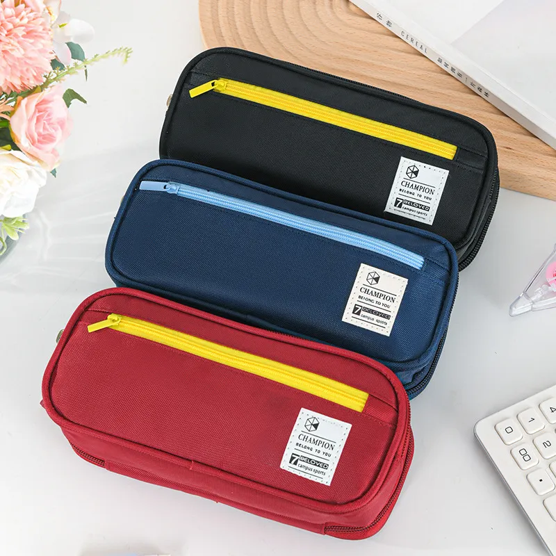 New Large Capacity Student Stationery and Pencil Case for Middle and High School Storage