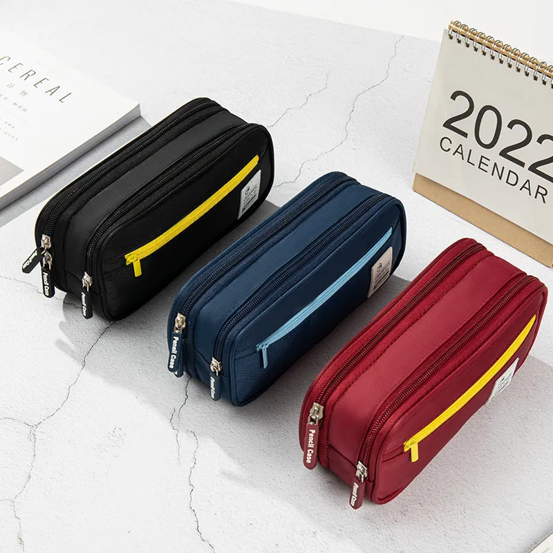 New Large Capacity Student Stationery and Pencil Case for Middle and High School Storage