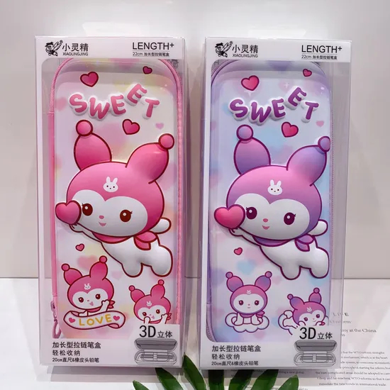 New EVA Pencil Case Stationery Box Student Cute Cartoon 3D Pencil Case