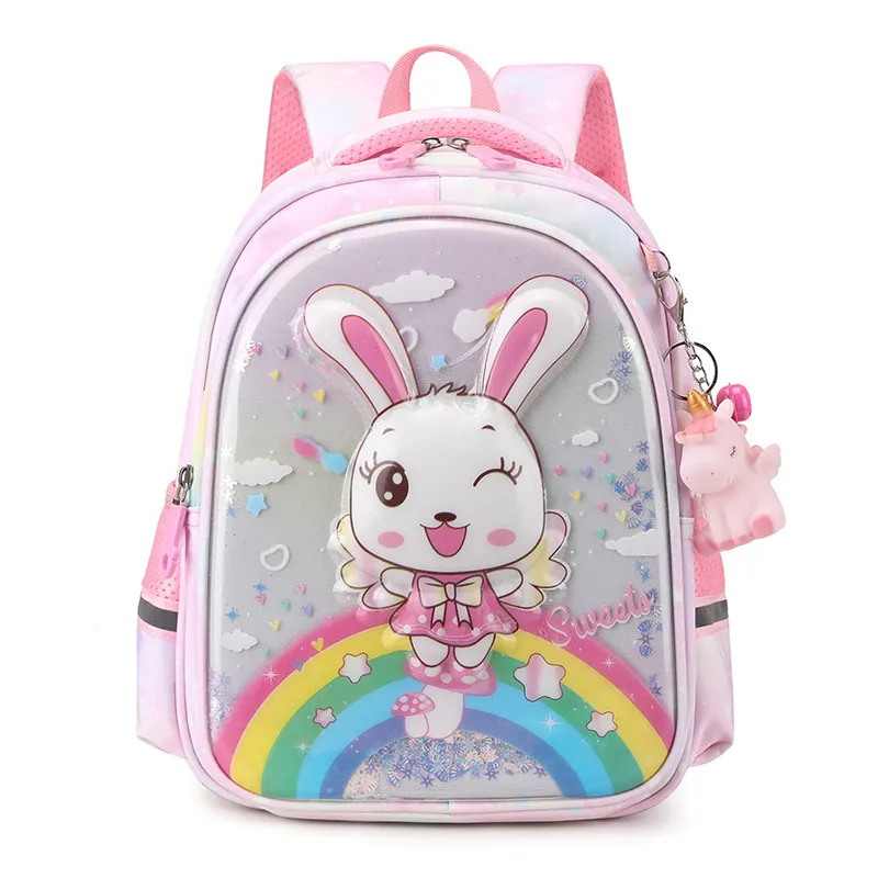 Childrens Backpack Cartoon Fashion Print Elementary School Backpack Large Capacity Kindergarten Backpack