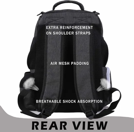 Frisbee Golf Discgolf Backpack Discs Huck Pack Multi-Functional Dividers Tactical Grip Disc Golf Backpack