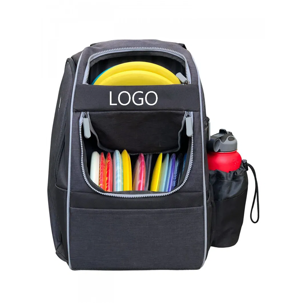 Customized Logo Outdoor Sports Wear Resistant Waterproof Frisbee Bags Lightweight Flying Disc Practice Golf Backpack