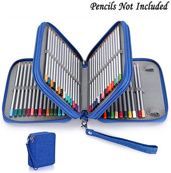 Oxford Cloth 72 Color 78 Hole Art Painting Pencil Case Student Stationery Bag Pencil Storage Bag