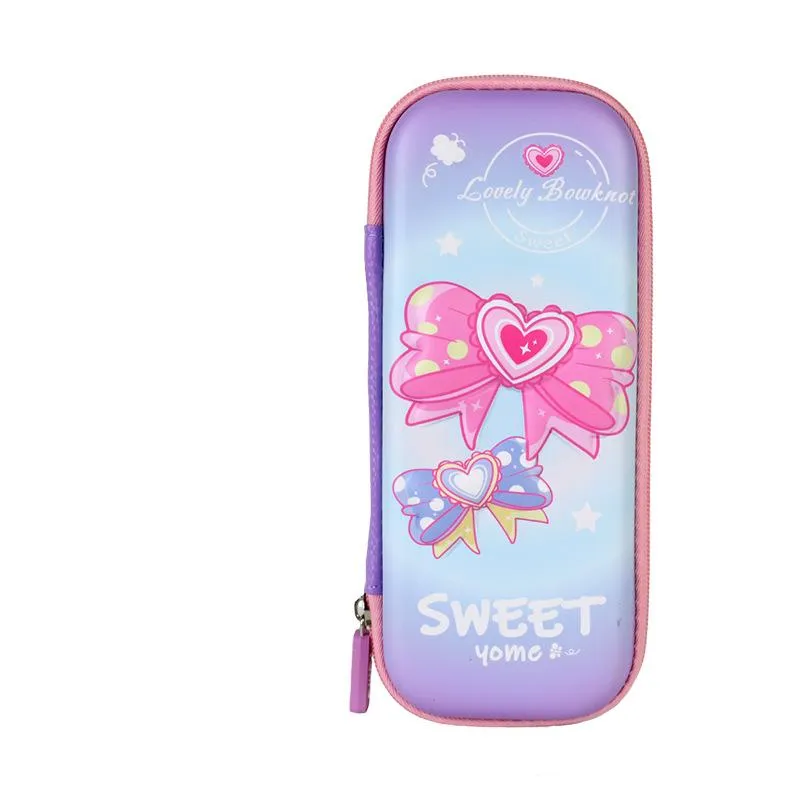 Stationery Box Primary School Student Cartoon Cute Pencil Case Pencil Pouch