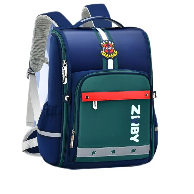 Elementary School Backpack English Style Boys Backpack Lightweight Girls Backpack