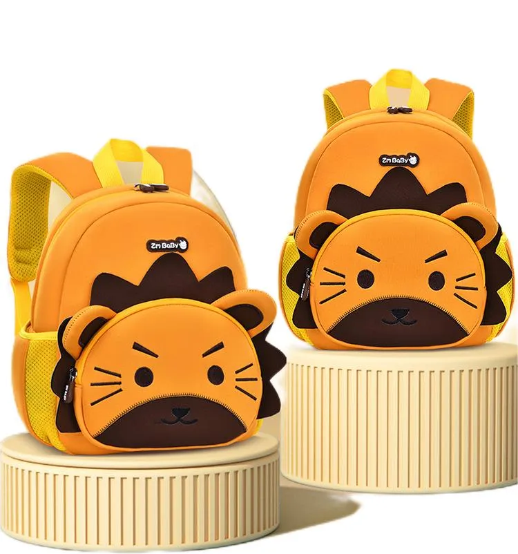 New Kindergarten Backpack for Boys Cartoon Backpack for Children Cute Mini Baby Backpack