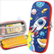 Creative Large Capacity Student Canvas Pencil Case with a Cute Multi-Functional Stationery Ccase