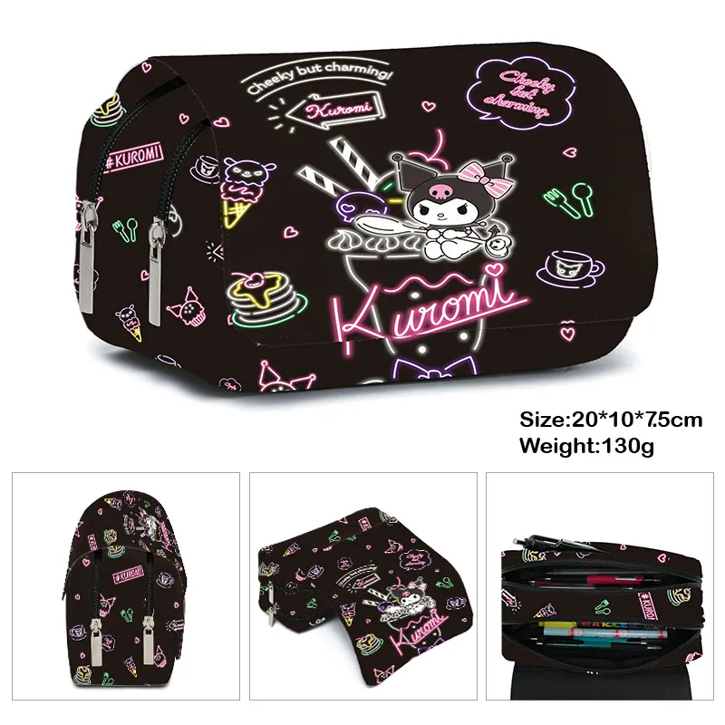 New 3D Stationery Box Cartoon Multi Functional Children&prime;s Pencil Box Large Capacity Pencil Bag