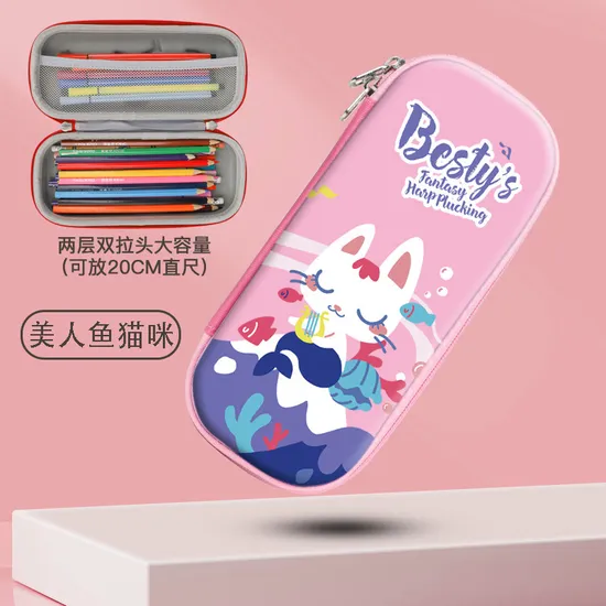 New Stationery Box 3D Creative Cartoon Elementary School Pencil Box Children′s Pencil Box