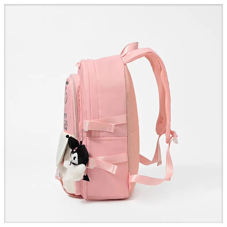 Kuromi&prime;s New Student Backpack with Large Capacity and Lightweight Oxford Cloth Printed Backpack