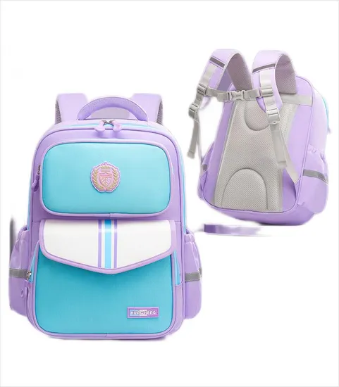Boys and Girls′ New Load-Reducing Backpack with Spine Protection and Double Shoulder Waterproof Backpack