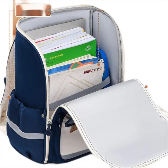 New Elementary School Backpack with Ultra Light Spine Protection and Weight Reduction Children′s Backpack