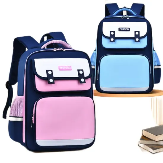 New Children′s Backpack Wholesale Reduced Load Spine and Waist Protection Elementary School Students Backpack