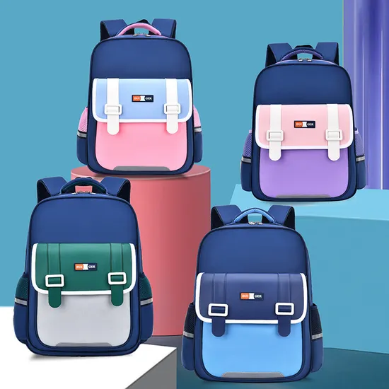 New Backpack Waterproof Load-Reducing Wear-Resistant Lightweight Backpack for Children′s Spine Protection Backpack