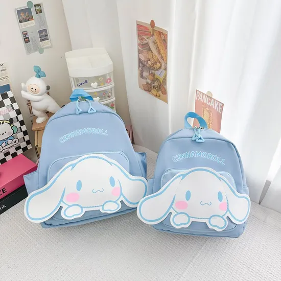 New Children′s Backpack Cute Cartoon Doll Boys and Girls Book Bag Lightweight and Large Capacity Backpack